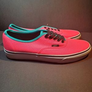 Neon pink Van's